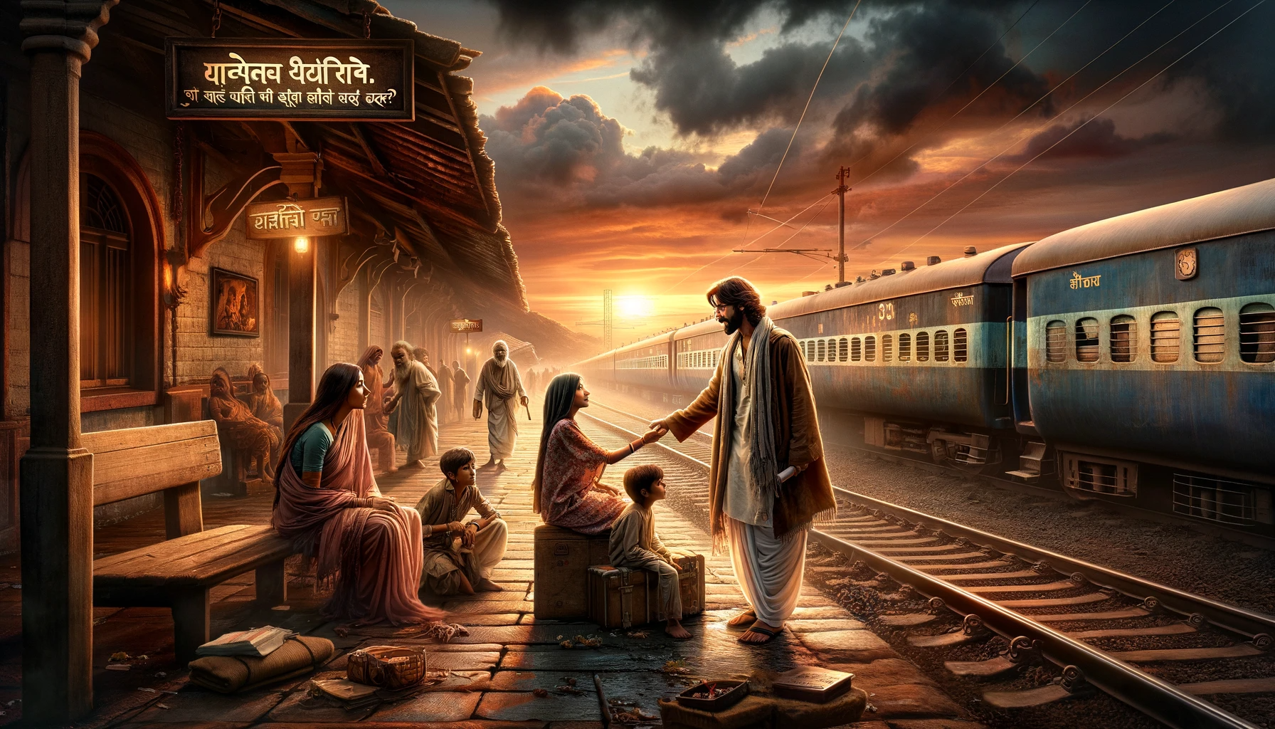 In the Vision of a Pure Heart: A Night of Faith at a Railway Station